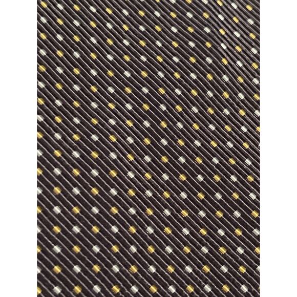 Luciano Barbera Repp 50% Silk 50% Cotton Men’s Neck Tie Made In Italy - Picture 9 of 9